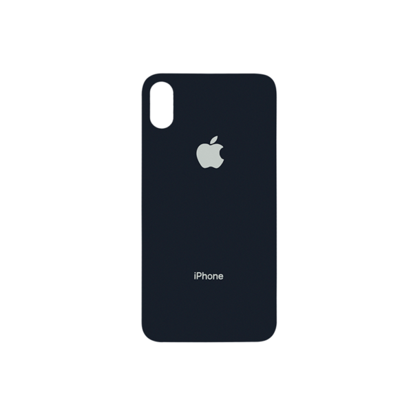 TAPA TRASERA IPHONE X NEGRA