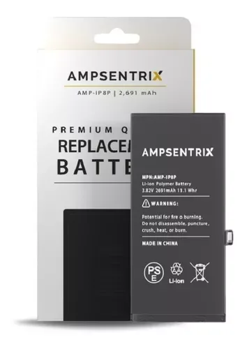BATERIA IPHONE 8 PLUS AMPSENTRIX