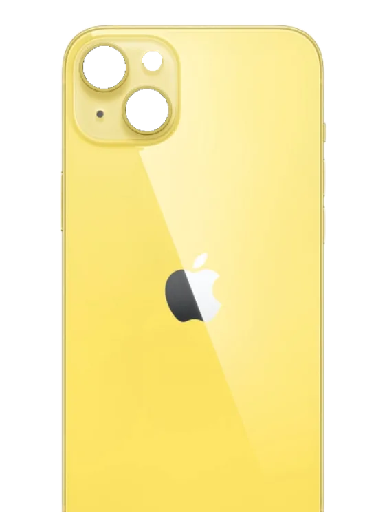 TAPA TRASERA IPHONE 14 PLUS AMARILLO