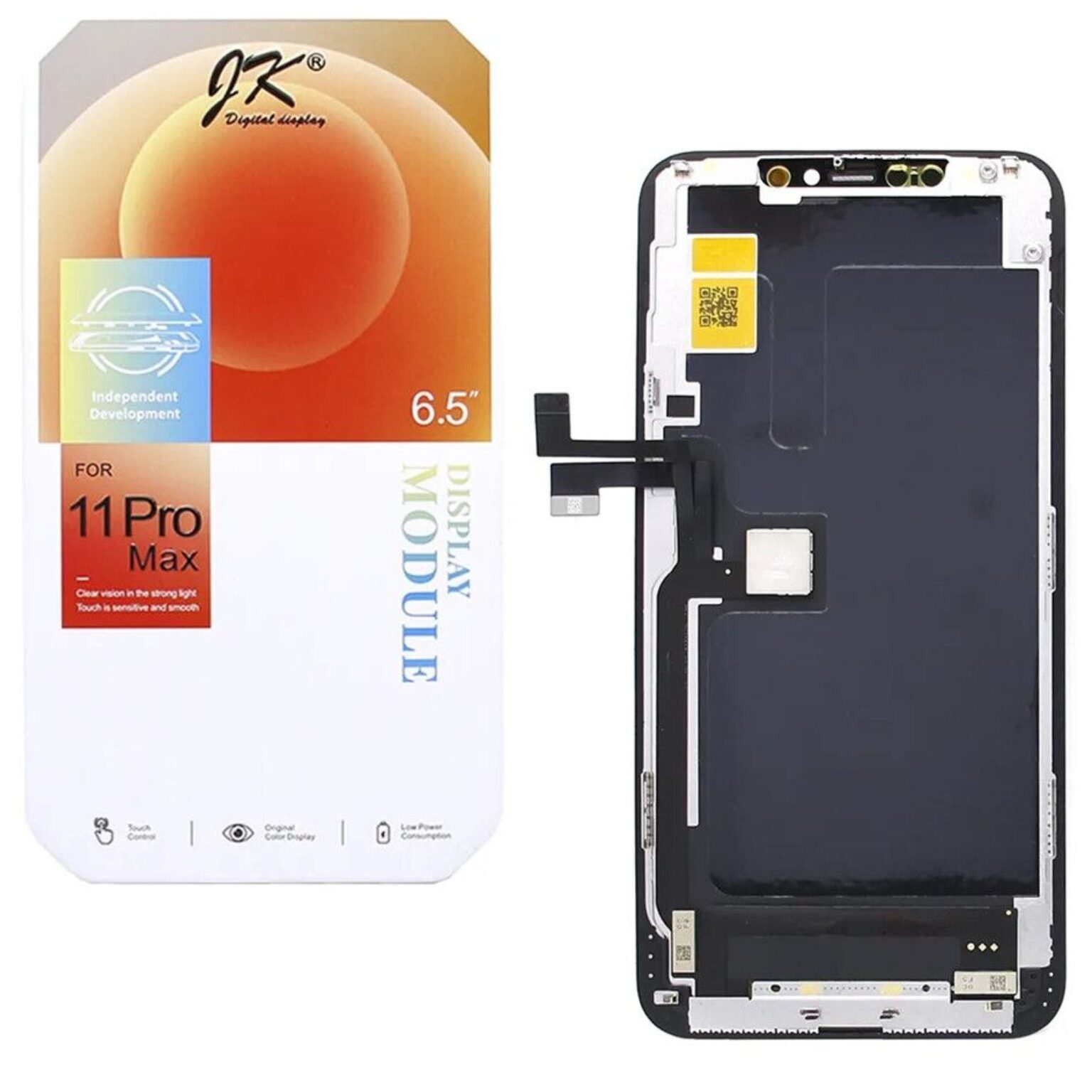 17181594838c4bf2d3eafe783416df8df17145a86c MODULO IPHONE 11 PRO MAX LCD FULL HD MARCA JK - IC REMOVIBLE - Imagen 1