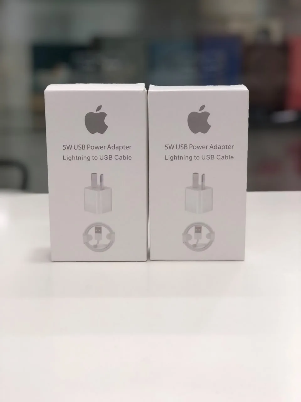 - COMBO - Cabezal 5w Apple y Cable USB a Lightning