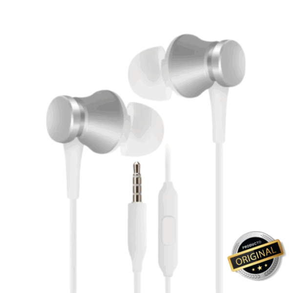 AURICULARES XIAOMI BASIC IN-EAR PLATA - ORIGINALES