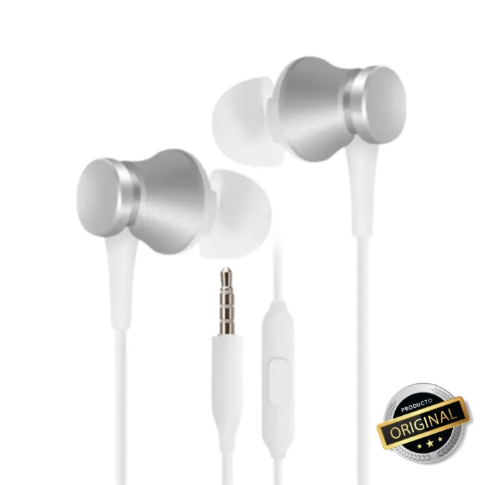 AURICULARES XIAOMI BASIC IN-EAR PLATA - ORIGINALES