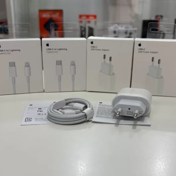 - COMBO - Cabezal 20w Apple y Cable C a Lightning