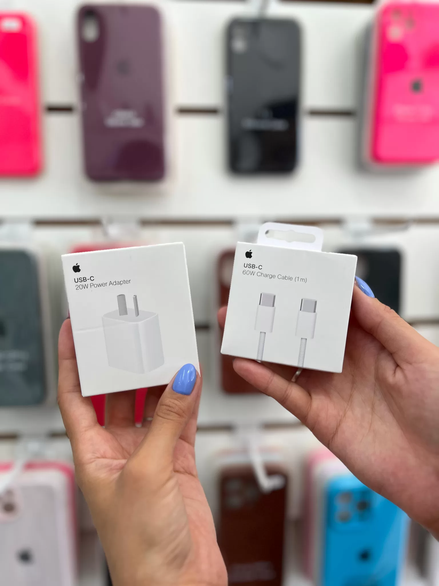 COMBO - Cabezal 20w Apple y Cable C a C  -PROMO- - Imagen 1