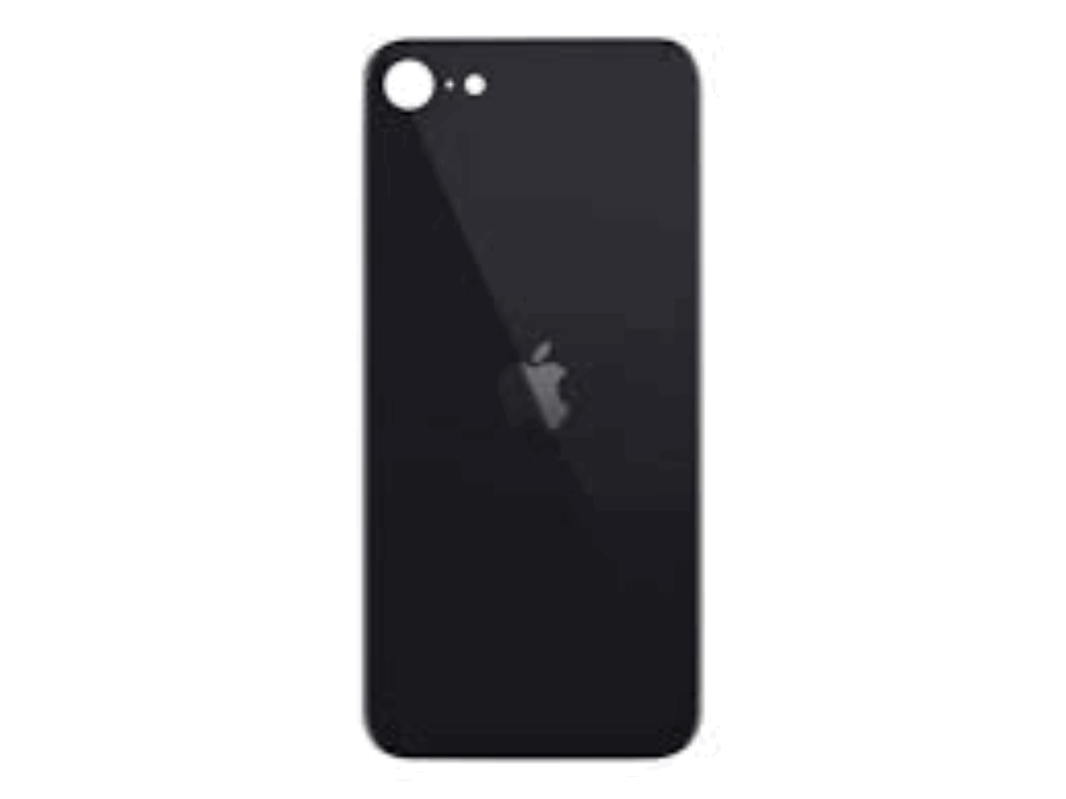 images (3) TAPA TRASERA IPHONE SE 2020 NEGRA - Imagen 1