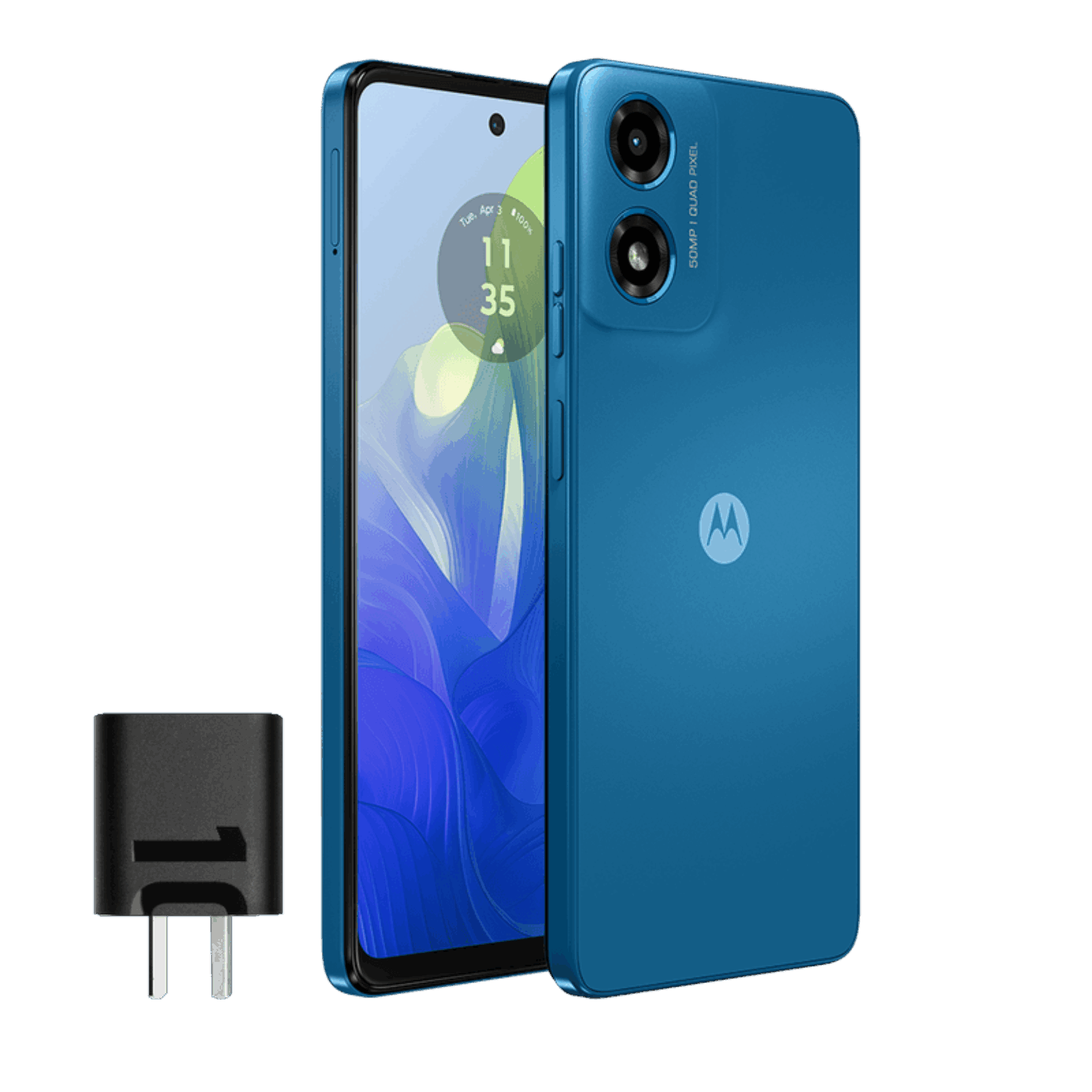 Motorola g04s 256GB 4 GB RAM - Satin Blue - Imagen 1