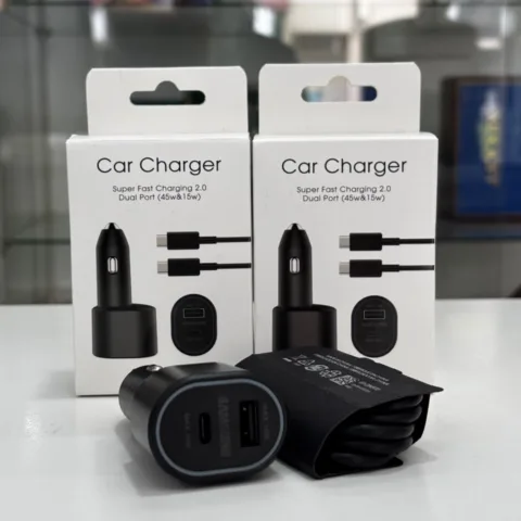 Cargador de auto Samsung 45w