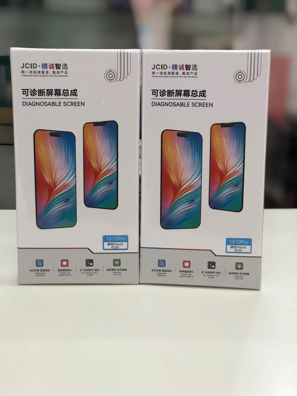 *MODULO AUTOPROGRAMABLE* IPHONE 12/12 PRO HARD OLED - JCID ORIGINAL